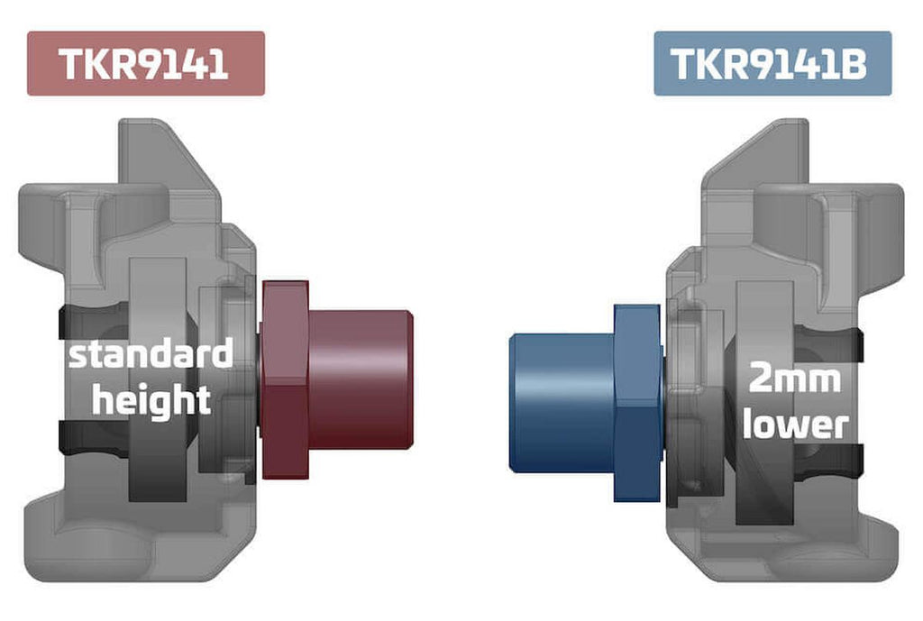 Adjustable Ackerman Spindles (-2mm, EB/NB 2.1, requires