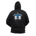 Hoodie (horizontal design, Black, XL)