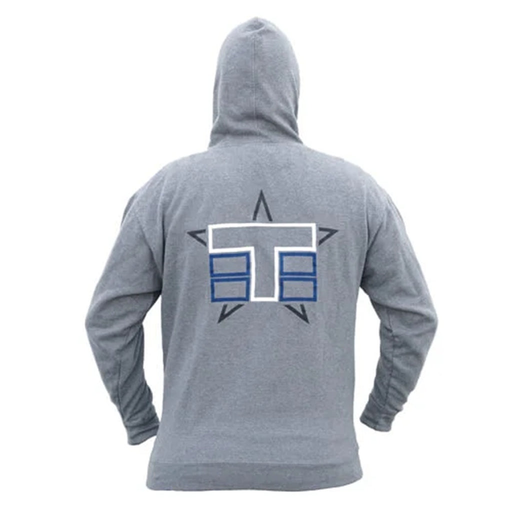 Zippered Hoodie (stacked Logo, gray, xxx-large)