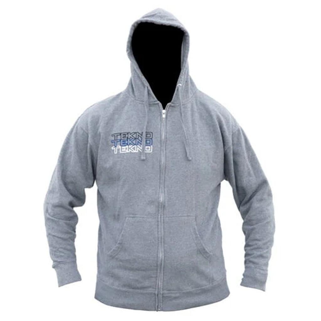 Zippered Hoodie (stacked Logo, gray, xxx-large)