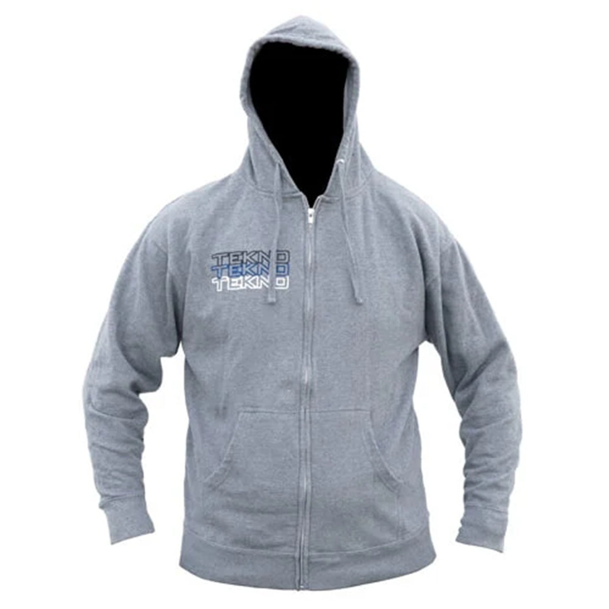 Zippered Hoodie (stacked Logo, gray, xxx-large)