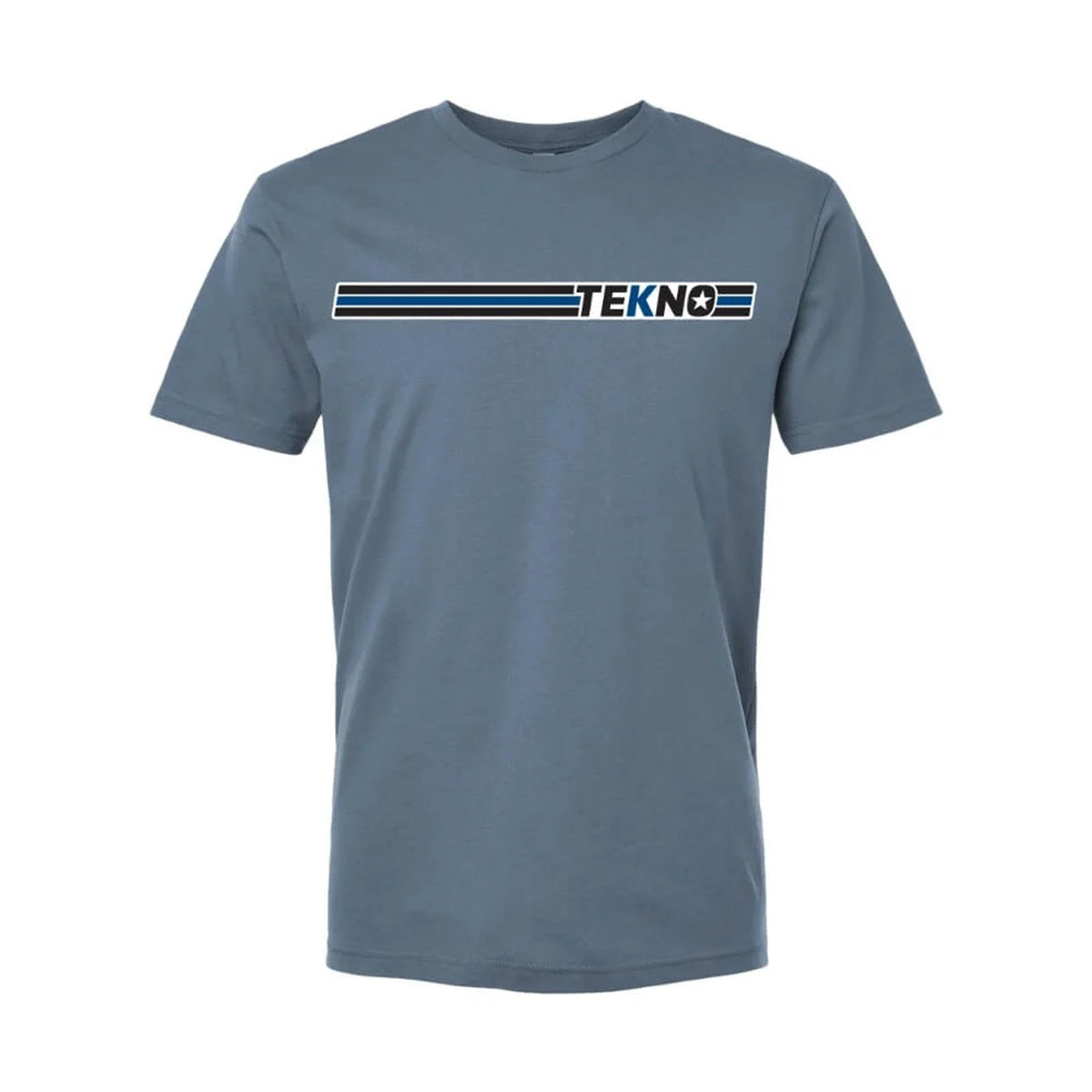 T-Shirt (Classic T Logo, slate Blue heather, L)