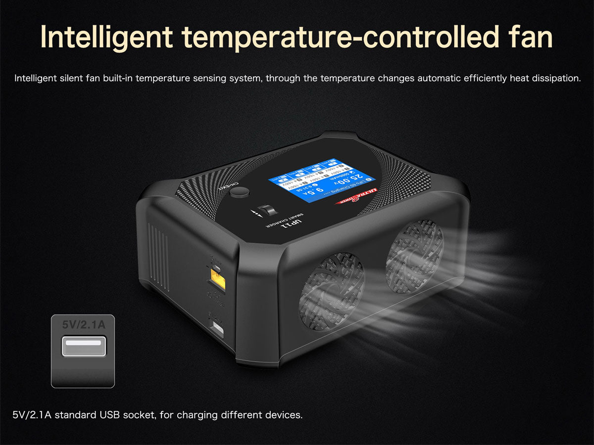 UP11 AC 240W / DC 540W 4-Port Multi-Chemistry AC/DC Charger