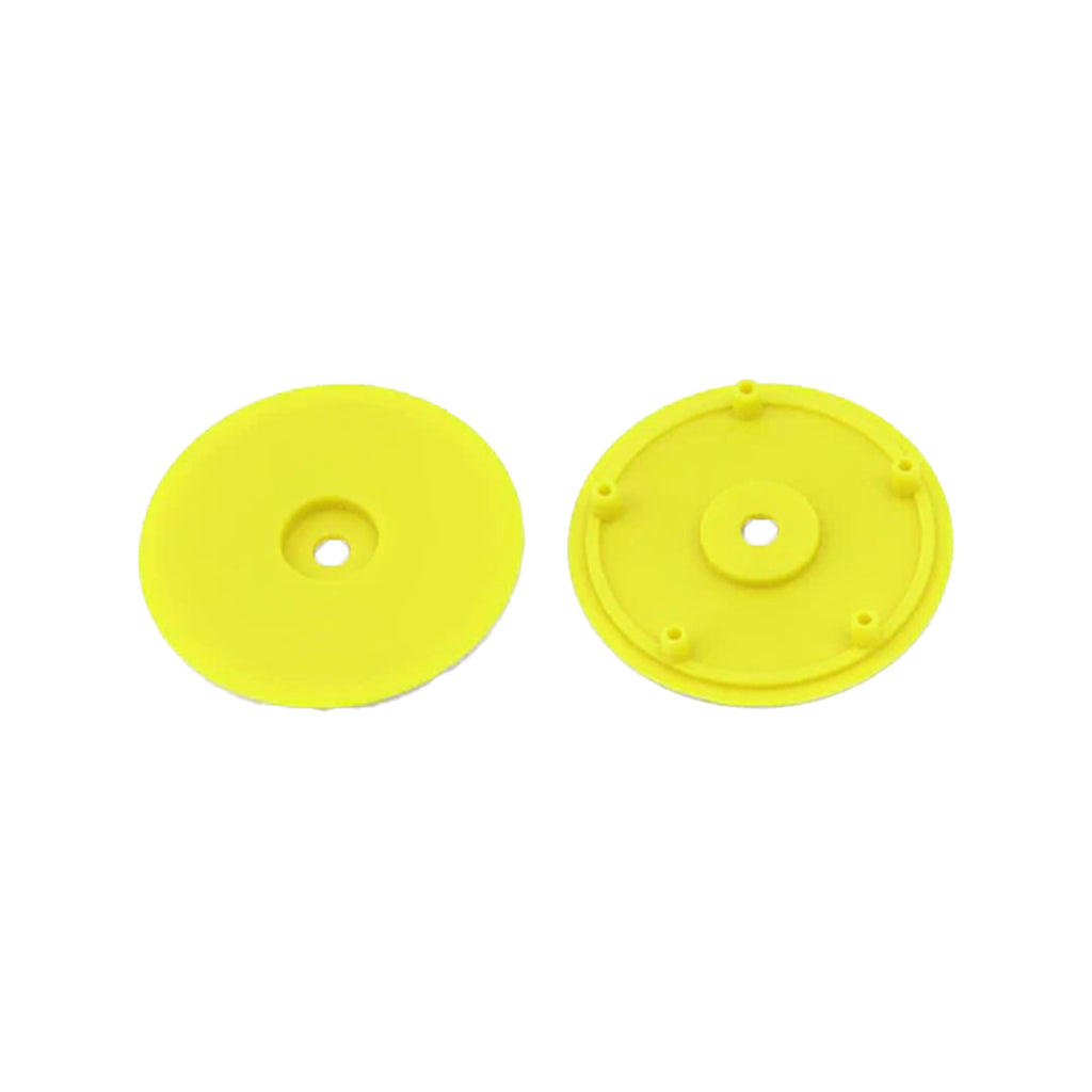 1/10 Whiplash Front 2.2" 12mm Sprint Car Wheels (2) (Yellow)