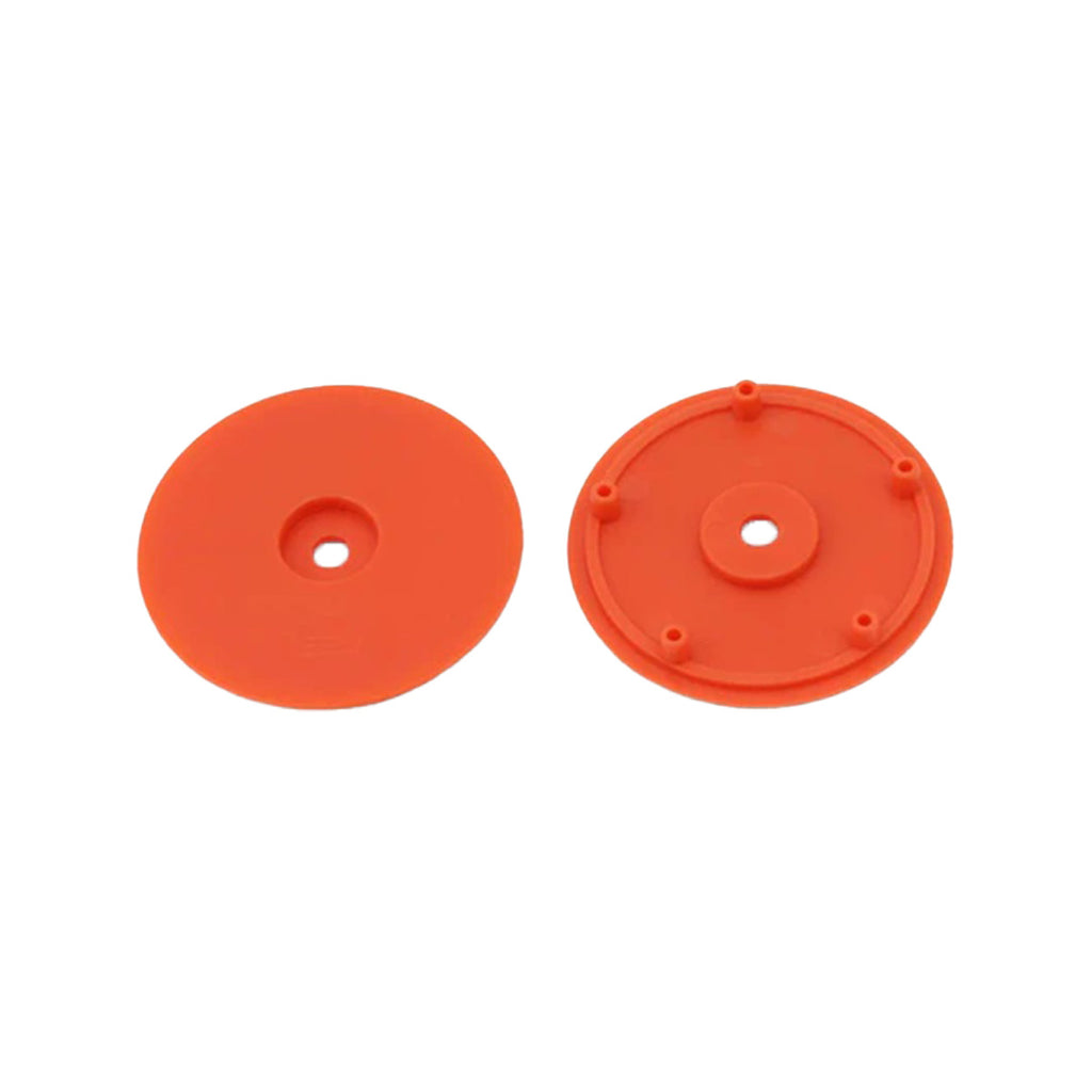 1/10 Whiplash Rear 2.2" 12mm Sprint Car Wheels (2) (Orange)