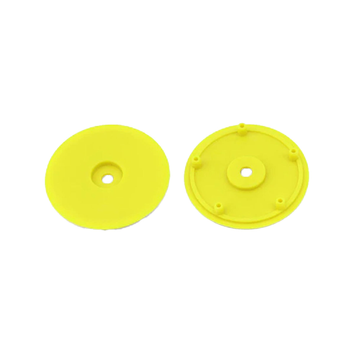 1/10 Whiplash Rear 2.2" 12mm Sprint Car Wheels (2) (Yellow)